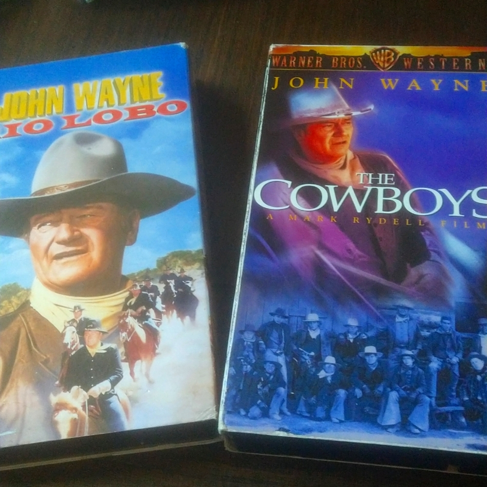 John wayne, real lobo, the cowboys two VHS